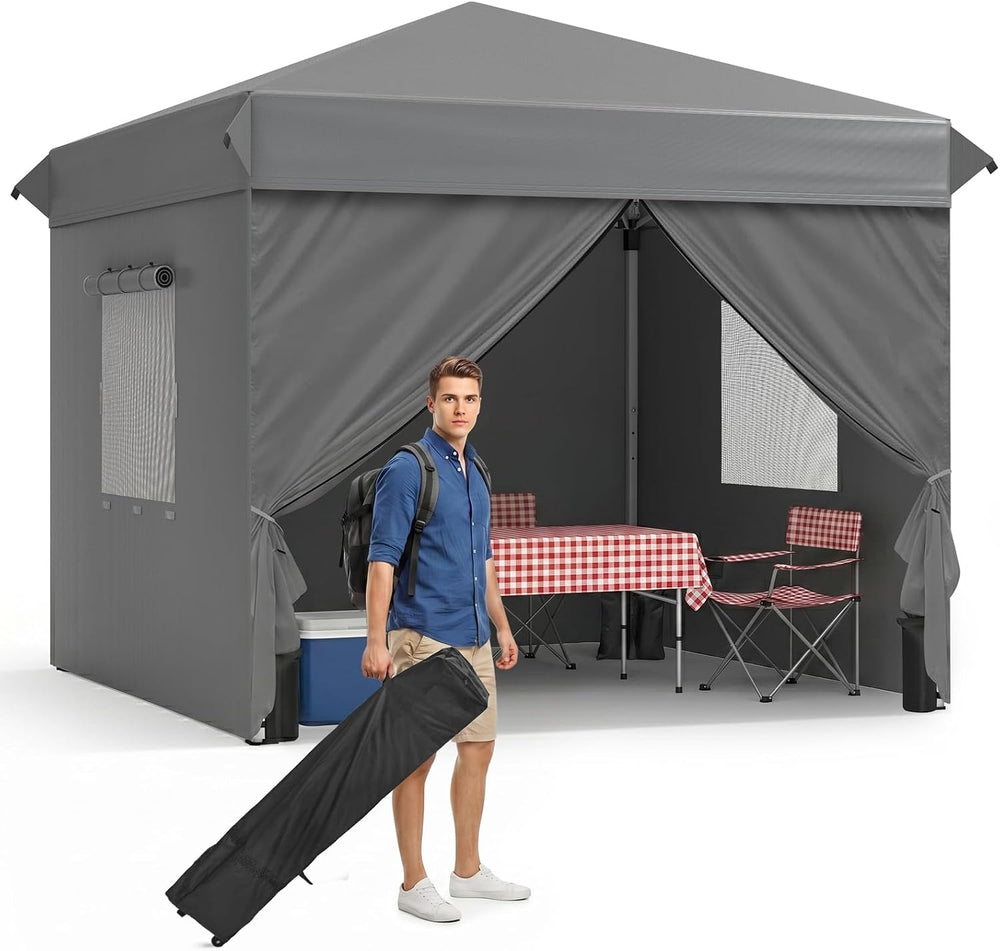 Gazebo with Sides 3m X 2 Mesh Windows