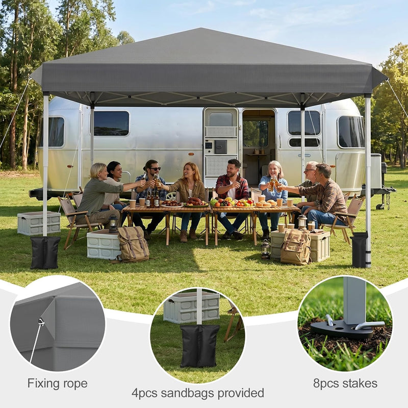 Gazebo with Sides 3m X 2 Mesh Windows