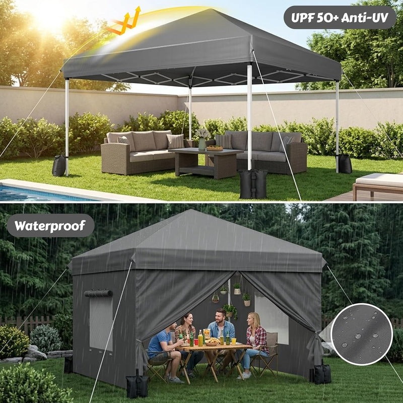Gazebo with Sides 3m X 2 Mesh Windows
