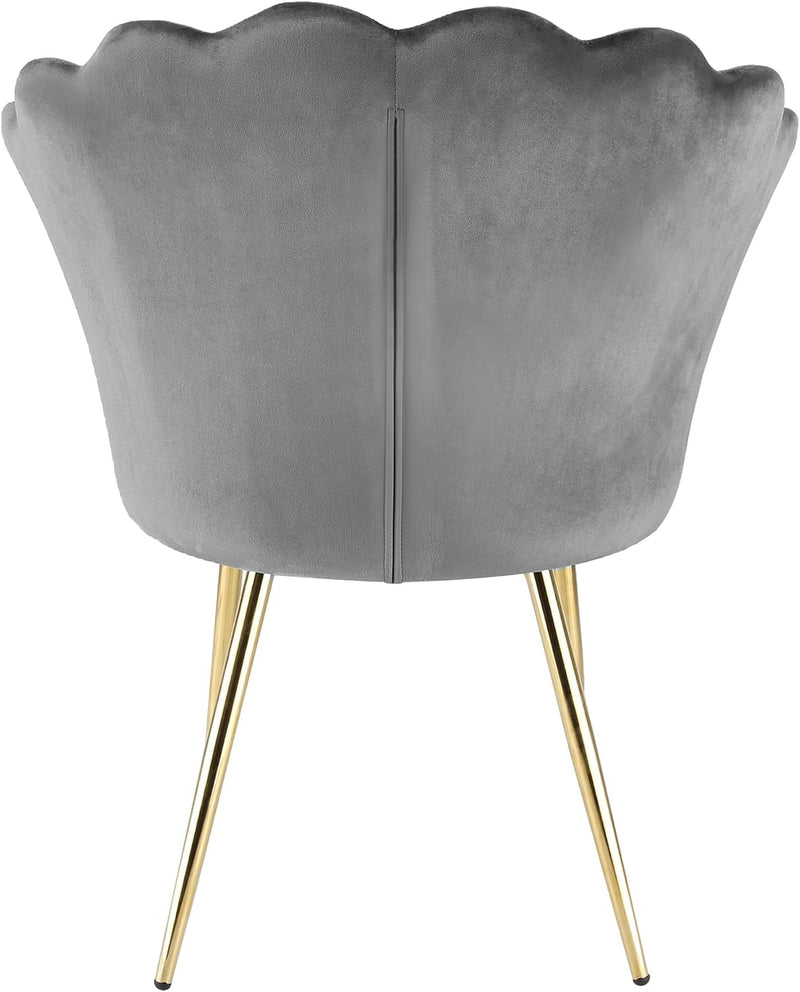 Genesis Flora Accent Chair with Petal Back Armchair