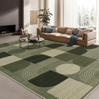 Geometric Low Pile Large Bedroom Rug 160x230CM