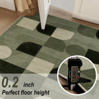 Geometric Low Pile Large Bedroom Rug 160x230CM