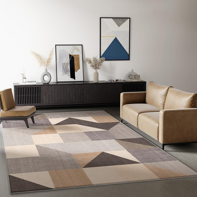 Geometric Modern Soft Sponge Material Area Rug