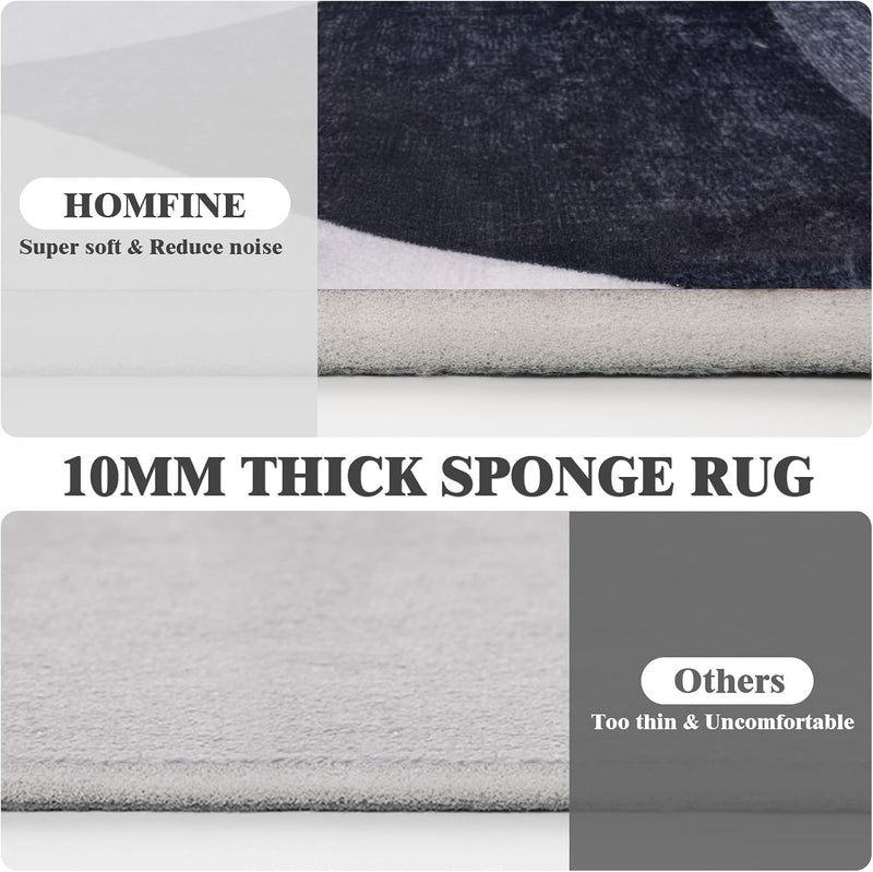 Geometric Modern Soft Sponge Material Area Rug