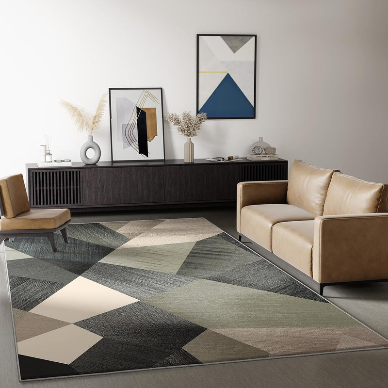 Geometric Modern Soft Sponge Material Area Rug