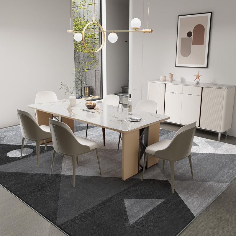Geometric Modern Soft Sponge Material Area Rug
