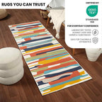 Geometric Rug Kitchen