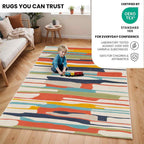 Geometric Rug Kitchen