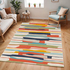 Geometric Rug Kitchen