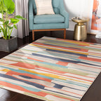Geometric Rug Kitchen