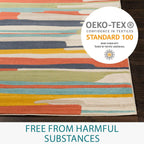 Geometric Rug Scandi Area for Living Room Dining