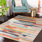 Geometric Rug Scandi Area for Living Room Dining