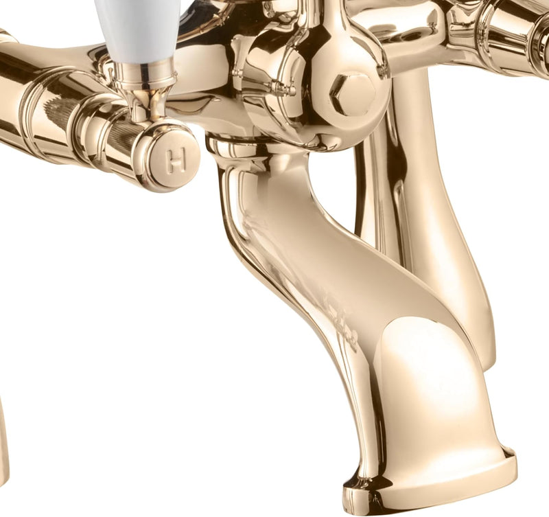 Georgian Bath Shower Mixer Tap Kit Finish Traditional