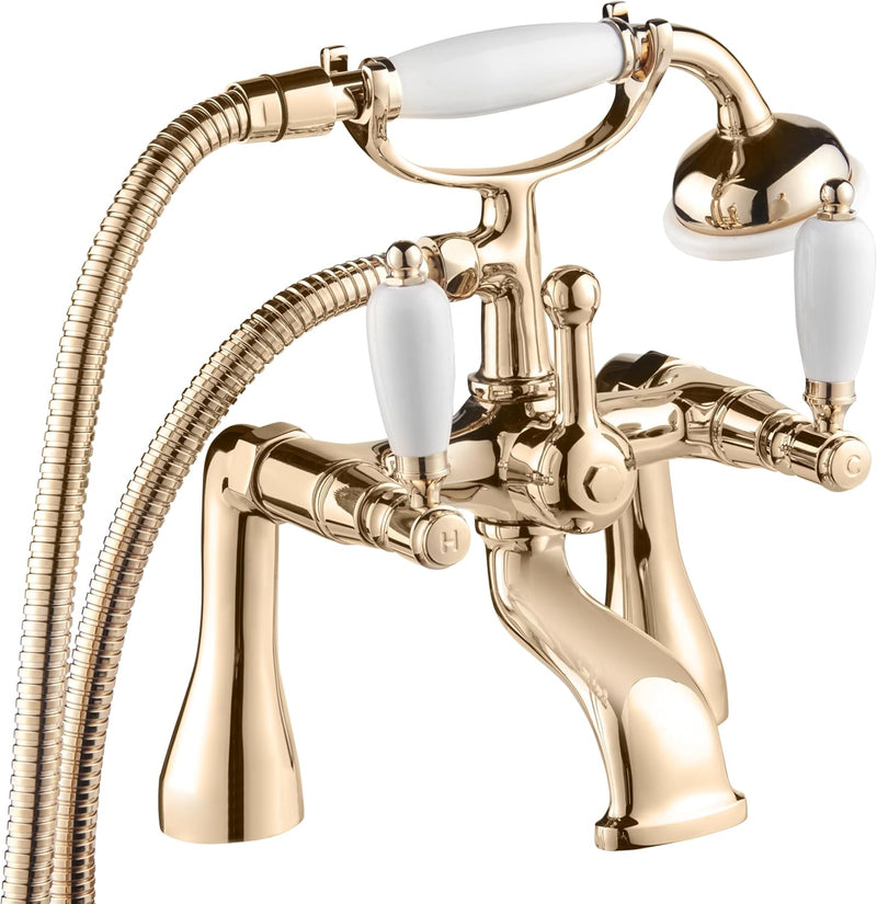 Georgian Bath Shower Mixer Tap Kit Finish Traditional