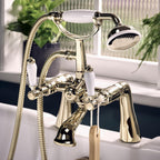 Georgian Bath Shower Mixer Tap Kit Finish Traditional