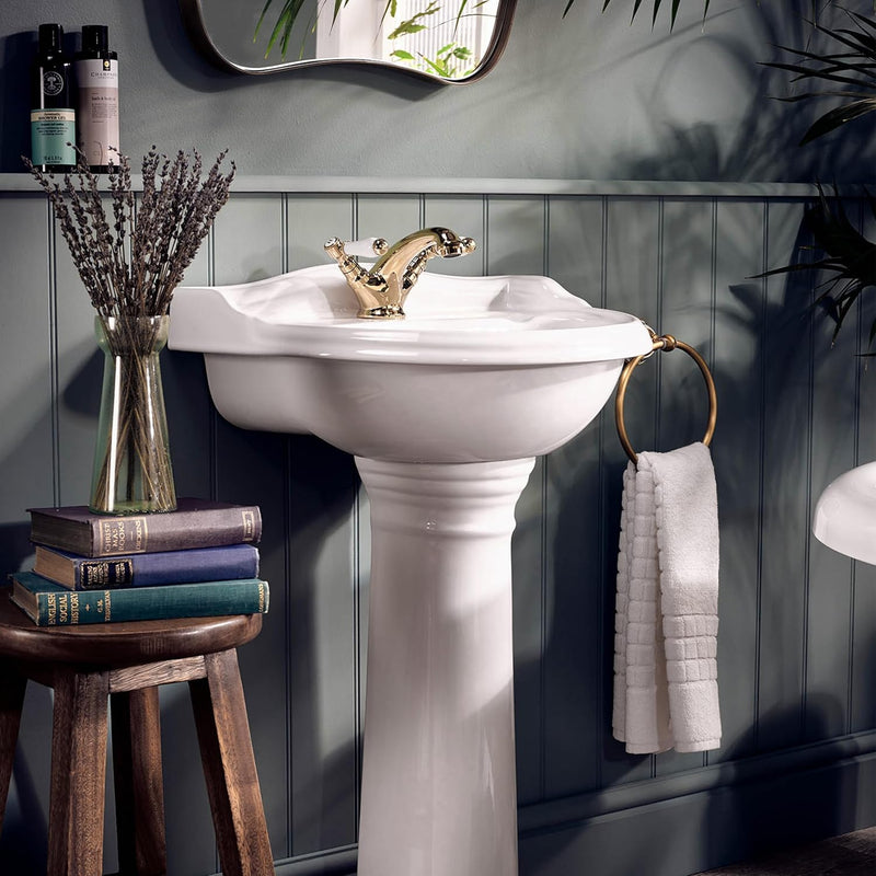 Georgian Mono Bathroom Basin Mixer Tap Finish Classic
