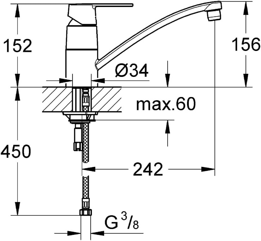 Get Single-Lever Kitchen Tap