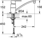 Get Single-Lever Kitchen Tap