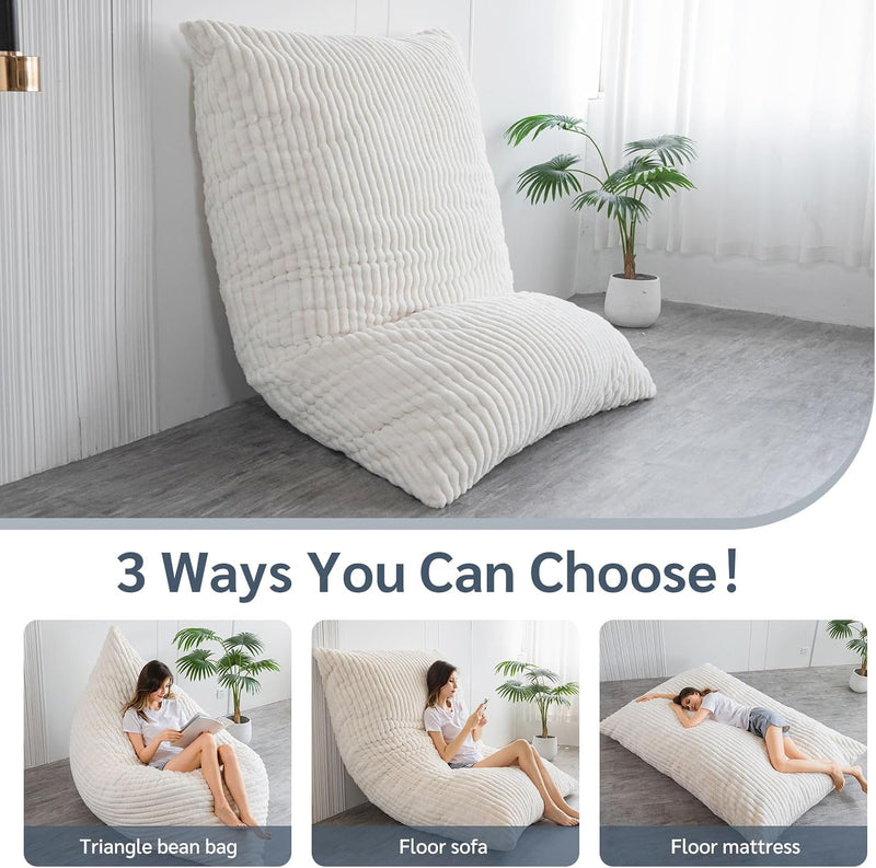 Giant Bean Bag Bed Round Chair Large Sofa
