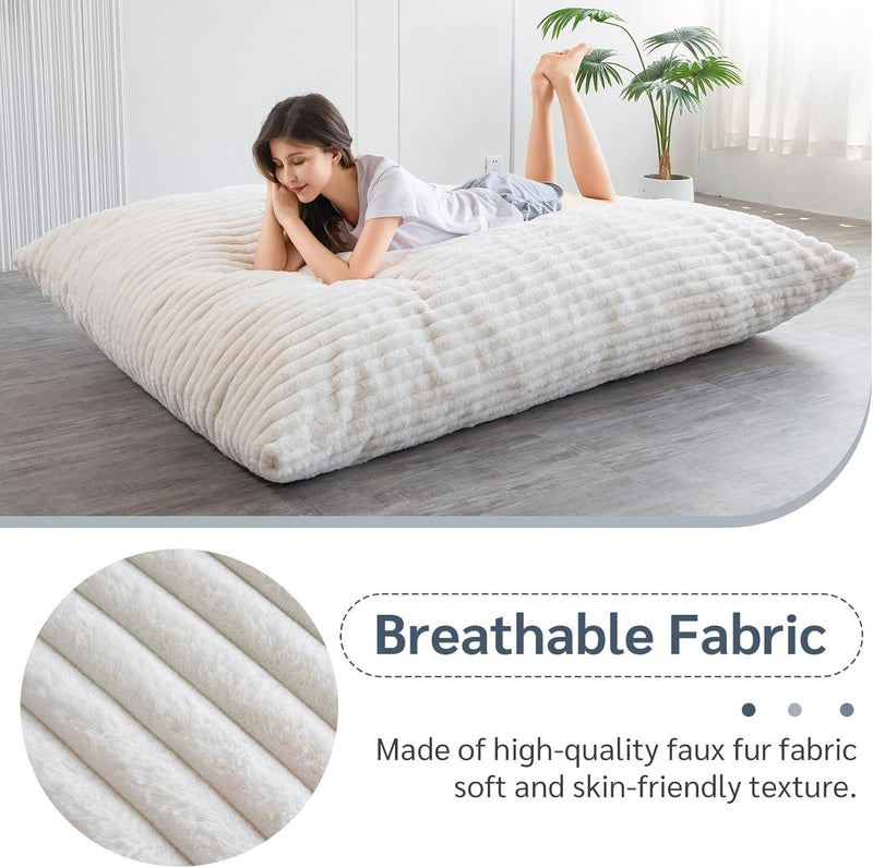 Giant Bean Bag Bed Round Chair Large Sofa
