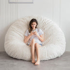 Giant Bean Bag Bed Round Chair Large Sofa
