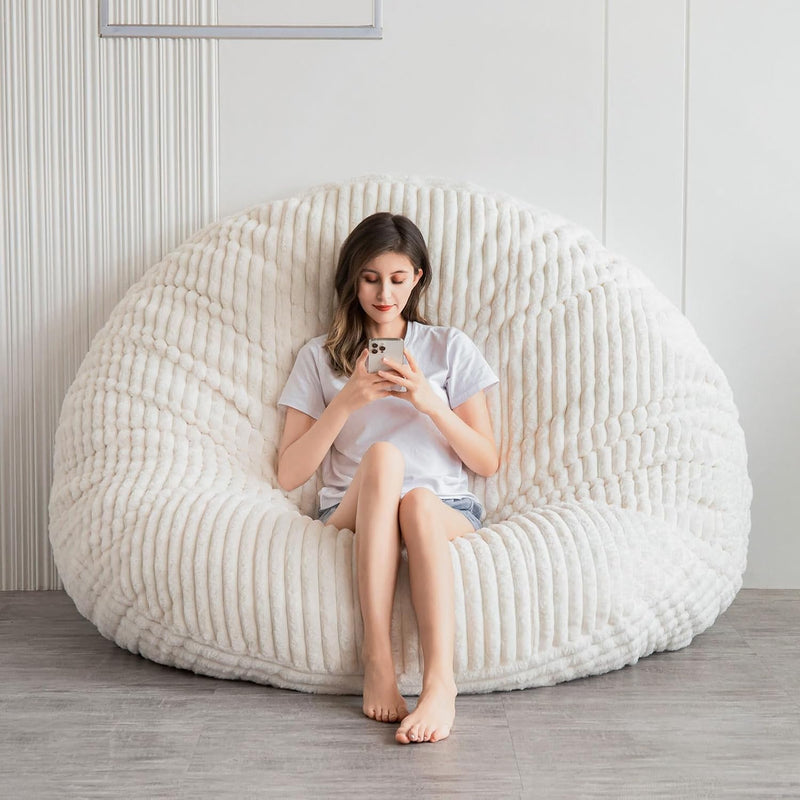 Giant Bean Bag Bed Round Chair Large Sofa
