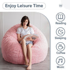 Giant Bean Bag Bed Round Chair Large Sofa