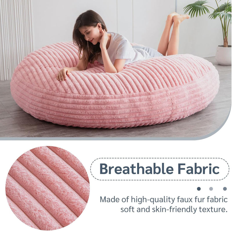 Giant Bean Bag Bed Round Chair Large Sofa