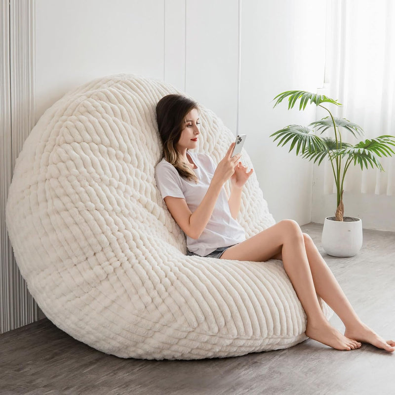 Giant Bean Bag Bed Round Chair Large Sofa