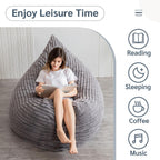 Giant Bean Bag Bed Round Chair Large Sofa