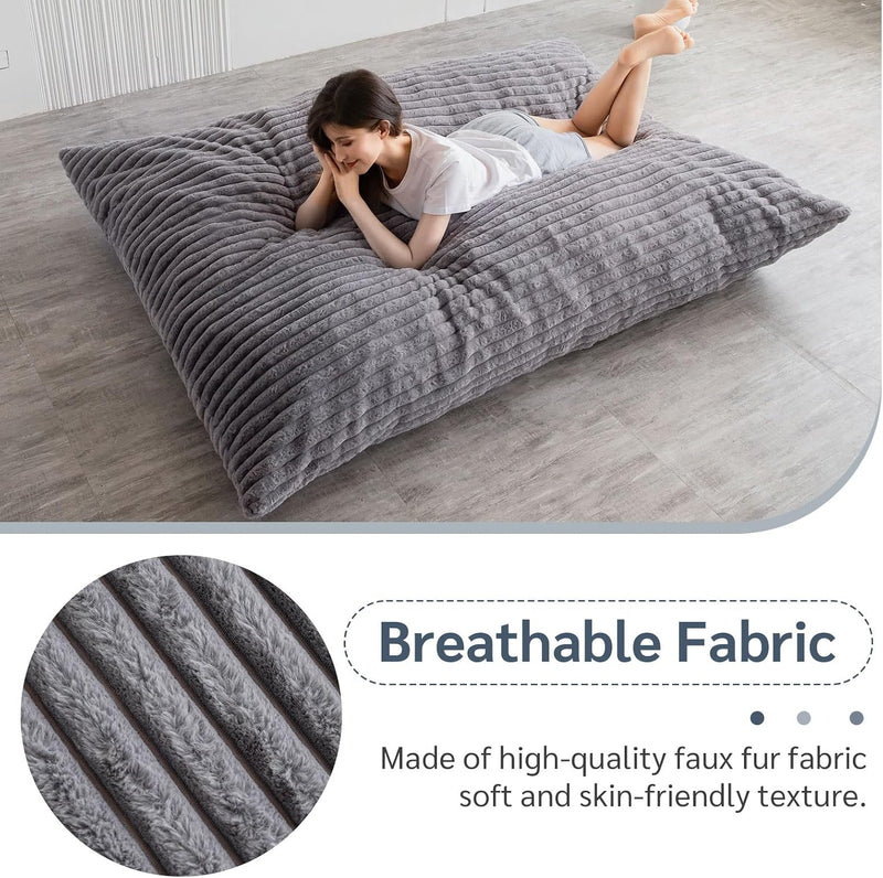 Giant Bean Bag Bed Round Chair Large Sofa