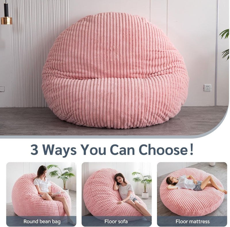 Giant Bean Bag Bed Round Chair Large Sofa