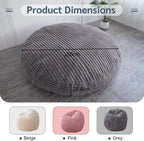 Giant Bean Bag Bed Round Chair Large Sofa