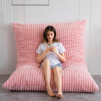Giant Bean Bag Bed Square Chair Large Sofa