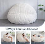 Giant Bean Bag Bed Square Chair Large Sofa