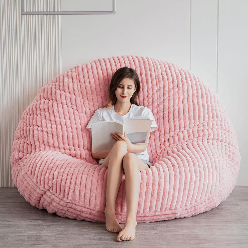Giant Bean Bag Bed Square Chair Large Sofa