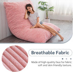 Giant Bean Bag Bed Square Chair Large Sofa