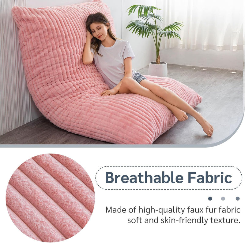 Giant Bean Bag Bed Square Chair Large Sofa