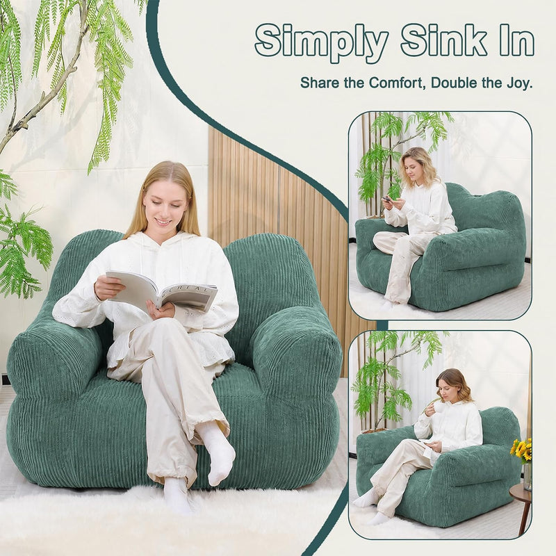 Giant Bean Bag Chair for Adults Cosy Beanbag