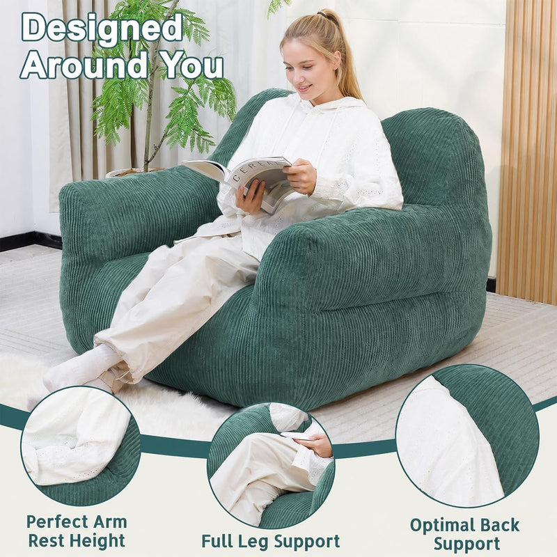 Giant Bean Bag Chair for Adults Cosy Beanbag