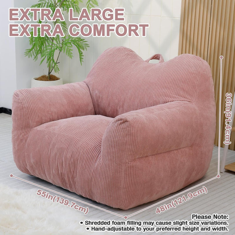 Giant Bean Bag Chair for Adults Cosy Beanbag