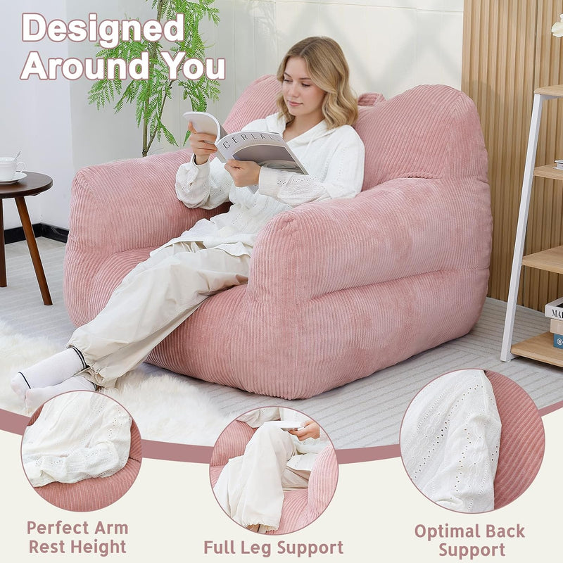 Giant Bean Bag Chair for Adults Cosy Beanbag