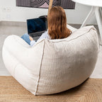 Giant Bean Bag Chair in Corduroy