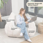 Giant Bean Bag Chair in Corduroy
