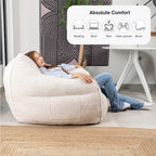 Giant Bean Bag Chair in Corduroy