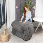 Giant Bean Bag Chair in Corduroy