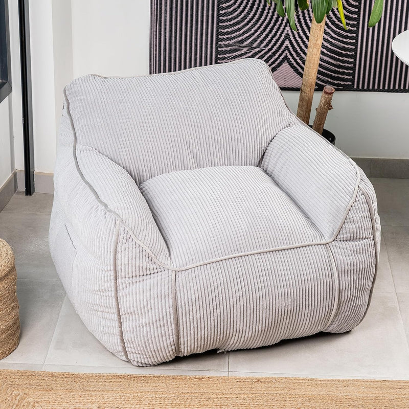 Giant Bean Bag Chair in Corduroy