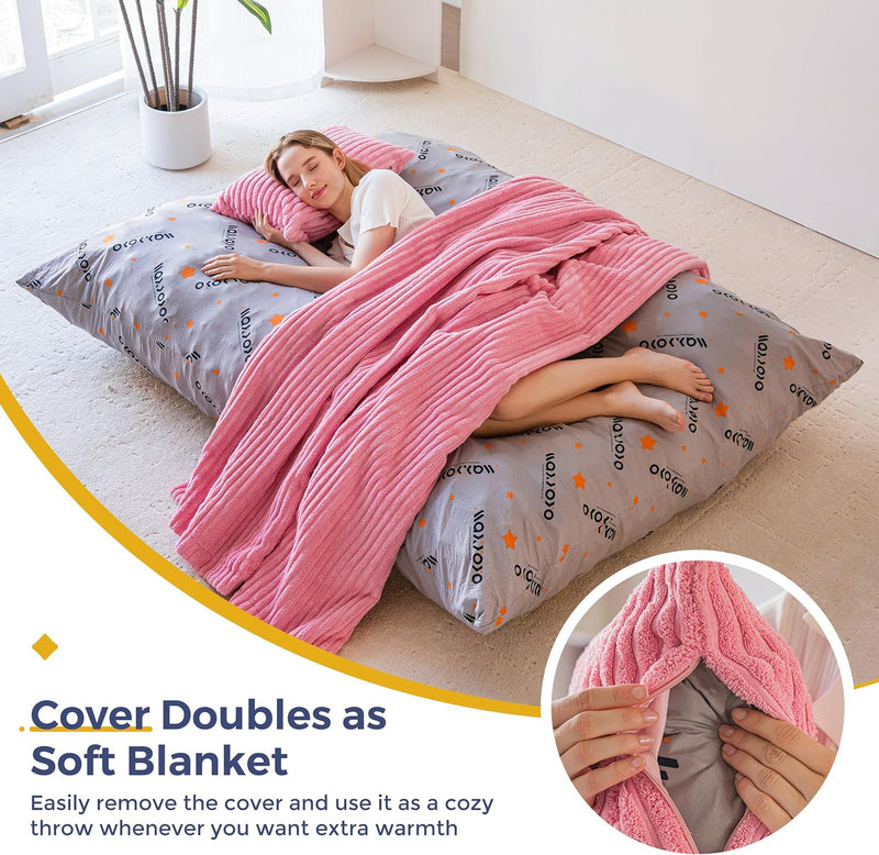 Giant Bean Bag Soft Fluffy Faux Fur Beanbag