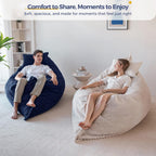 Giant Bean Bag Soft Fluffy Faux Fur Beanbag