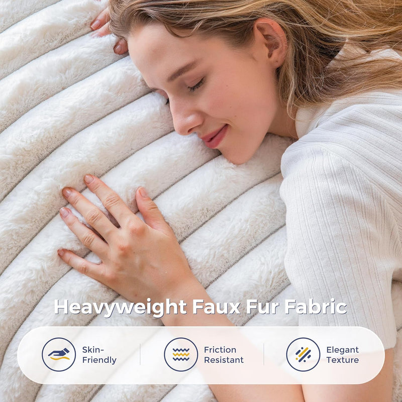Giant Bean Bag Chair Faux Fur Lazy Lounge